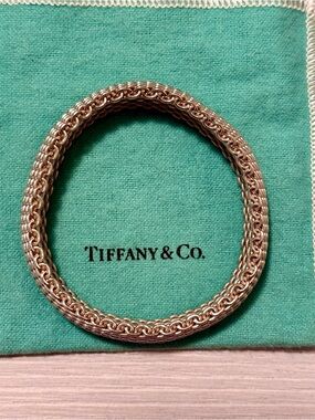 Tiffany & Co. Somerset Mesh Sterling Silver Bracelet